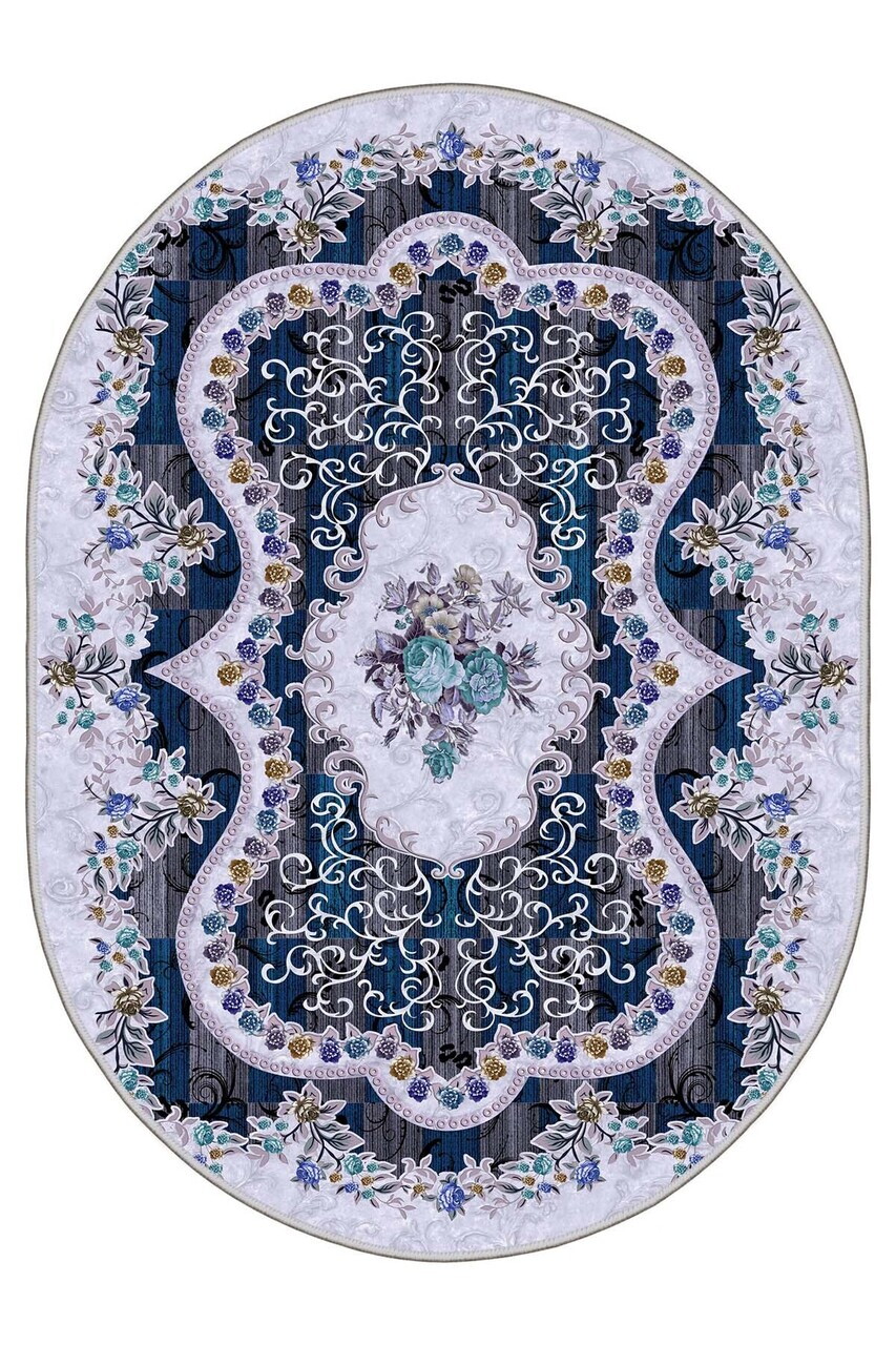 Covor, Hmnt922, 100x150 cm, Poliester, Multicolor — imaginea 2