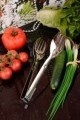 Cleste pentru salata, Kosova, inox, 24 cm