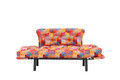 Canapea extensibilă cu 2 locuri, Futon, 859FTN2704, Metal, Multicolor