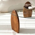 Masuta de cafea, Neostill, Surf, Castaniu / Transparent