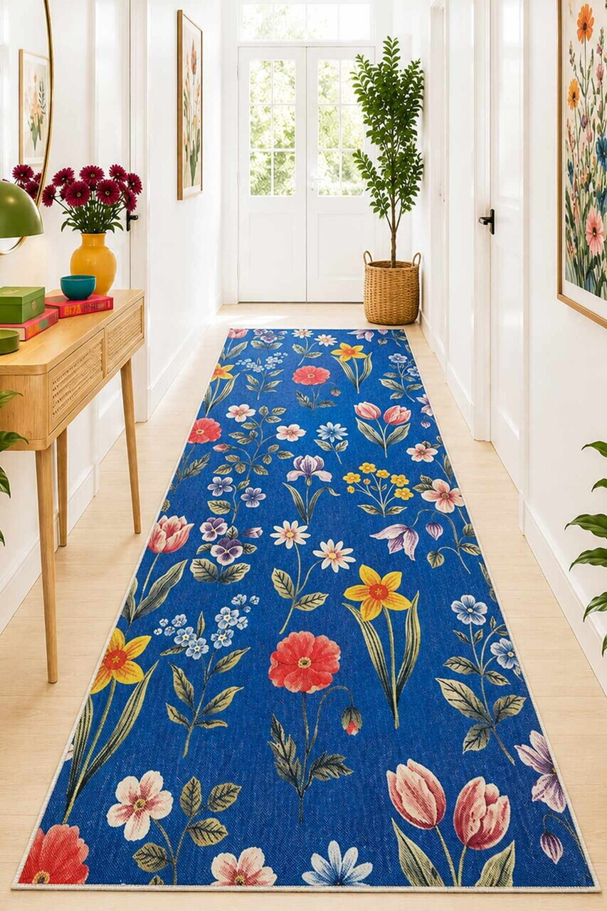 Covor, Pelle, 100x200 cm, Multicolor — imaginea 3