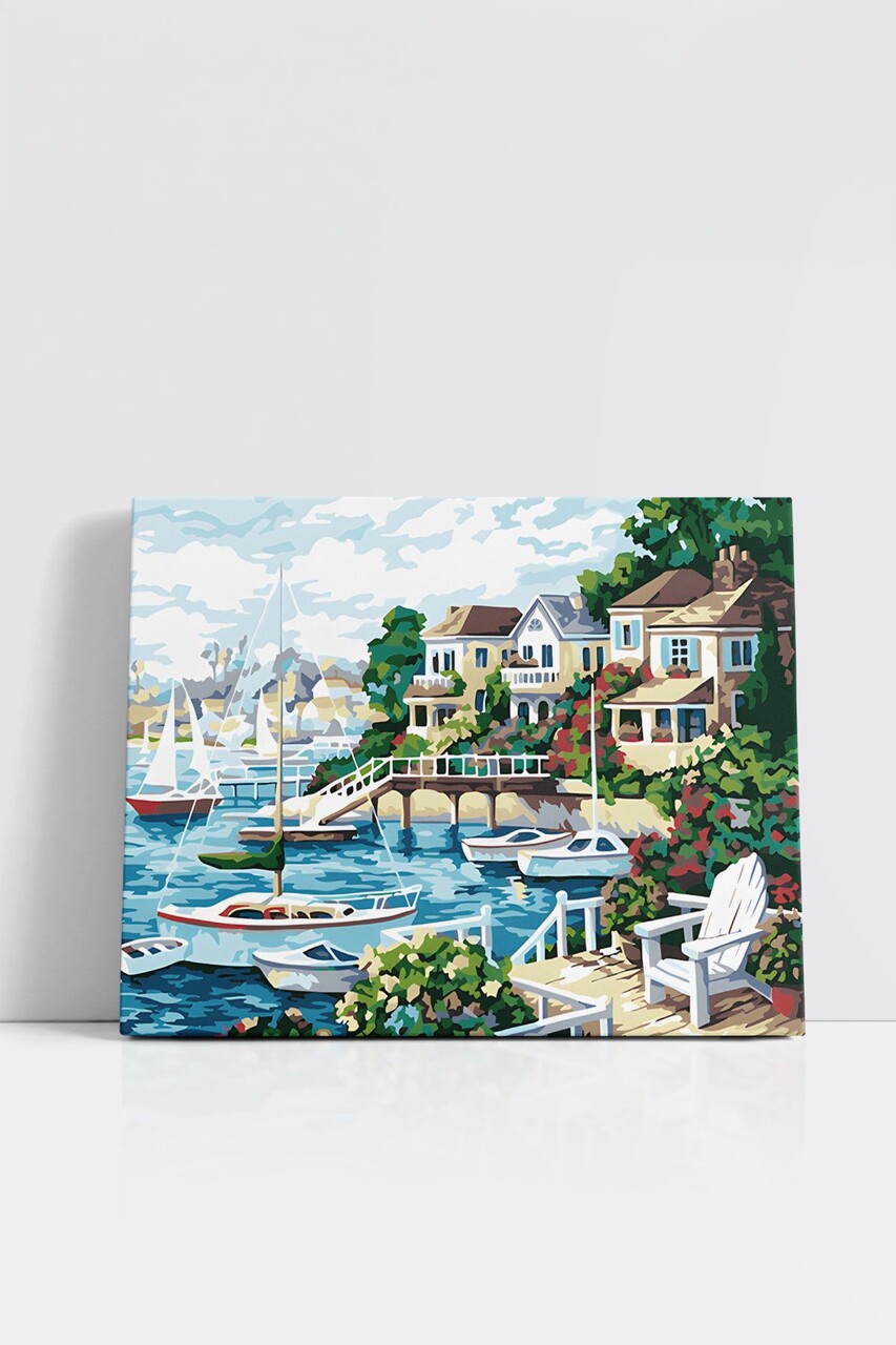 Pictura pe numere, Wallxpert, Artsylrbaskı27, Multicolor - view 2