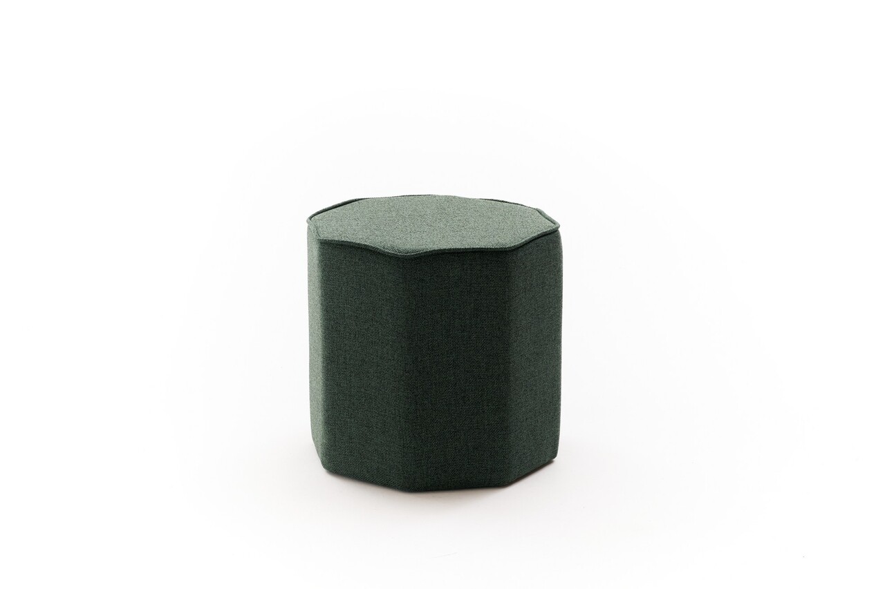 Taburet, Atelier del Sofa, 825BLC5156, Lemn, Verde - view 4