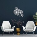 Decoratiune de perete, Tween v3, Metal, Dimensiune: 58 x 75 cm, Multicolor