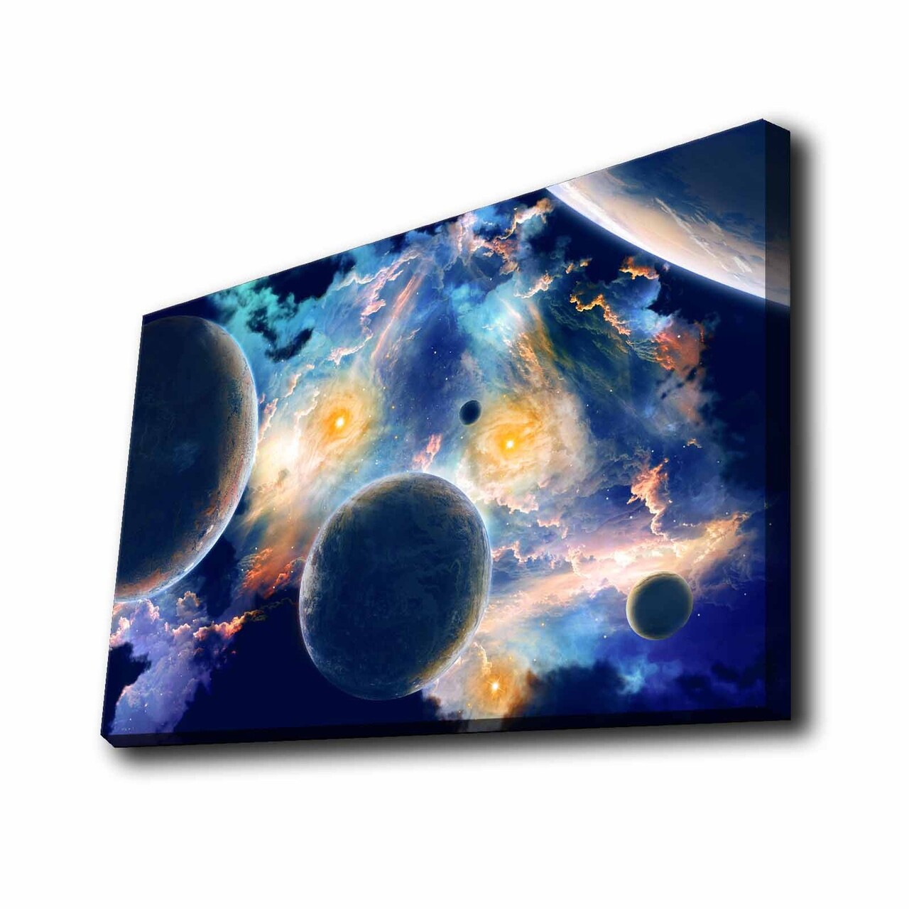 Tablou decorativ cu lumina LED, 4570KTLGDACT, Dimensiune: 45 x 70 cm, Multicolor - view 3
