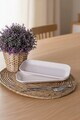 Set platouri servire, Hermia, 275KRM2655, 26 cm, 2 piese, Alb