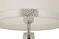 Lampa de masa Tower, Mauro Ferretti, 1 x E27, 40W, 30x30x54 cm, fier, argintiu/alb