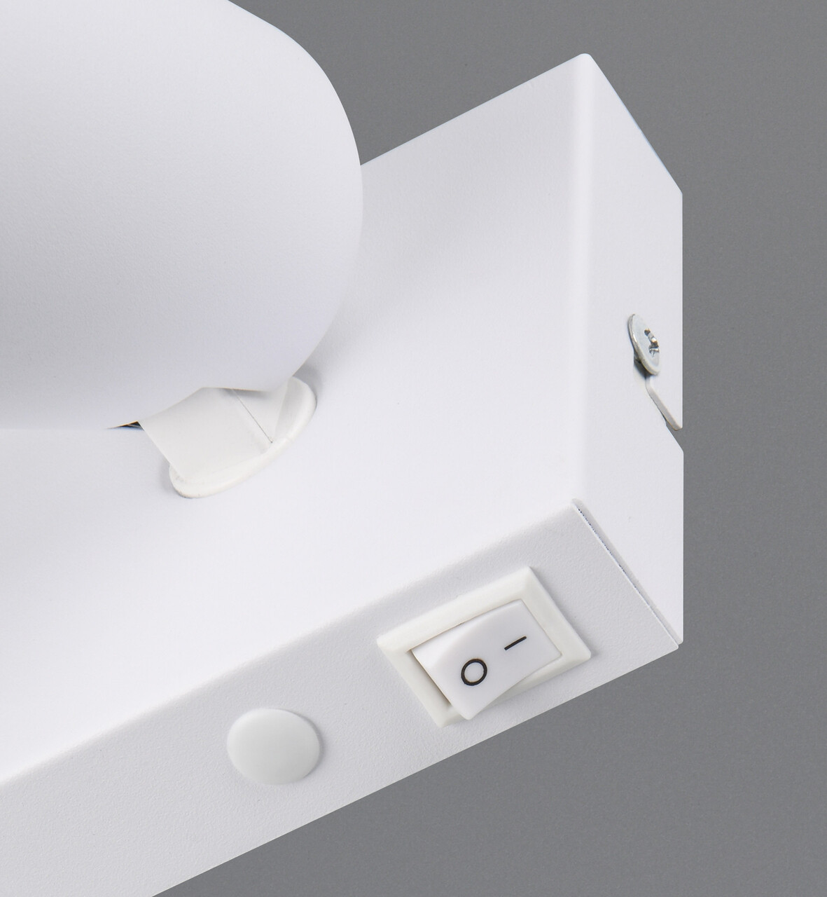 Aplica de perete Sharp, TRIO, 10x15.5x10 cm, 10W, 1x GU10, metal, alb mat