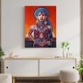 Tablou decorativ Ethnic Style, Versa, 90x120 cm, canvas