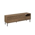 Comoda TV, Decortie, Heaton, 144.6 x 48.4 x 35.6 cm, pal melaminat, nuc