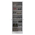 Dulap multifunctional, Rani, P6, 59.8x182.8x37.5 cm, PAL, Alb