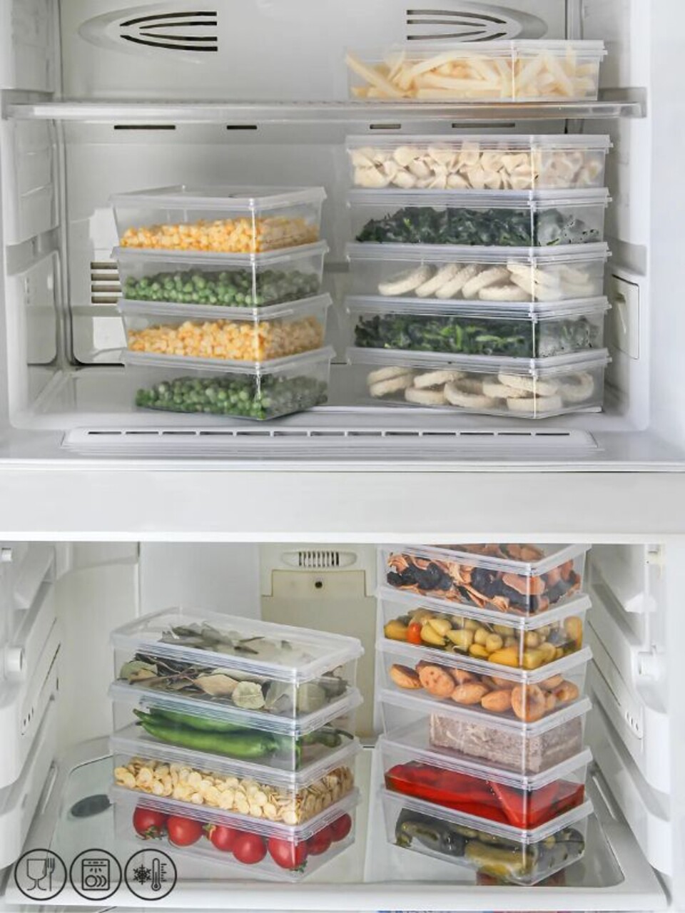 Set recipiente depozitare, Hermia, 452PTR1185, Transparent - imagine 3