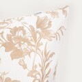 Lenjerie de pat dubla Elena, Homla, 3 piese, 160x200 cm, microfibra din poliester, alb/bej