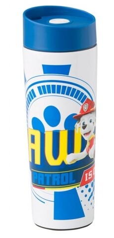 Cana termos boys psi patrol, nickelodeon, 400 ml, inox, albastru