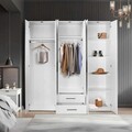 Dulap pentru haine, Adore, White, Alb
