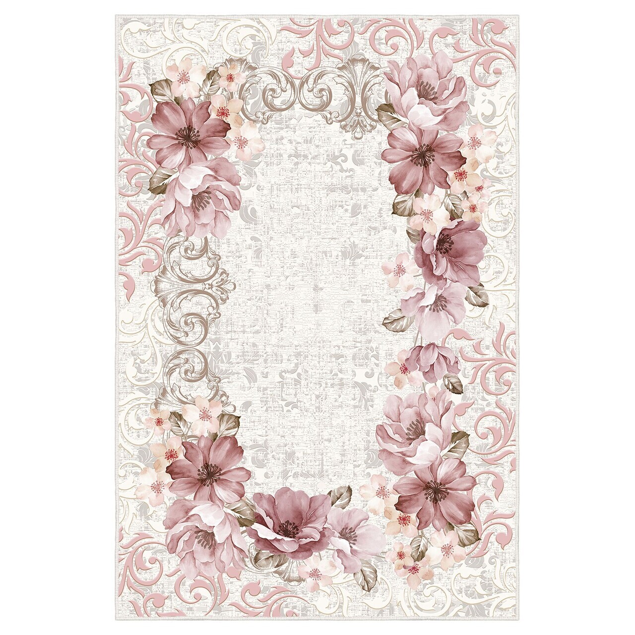 Covor, Els1813, 140x220 cm, Catifea, Multicolor — imaginea 3