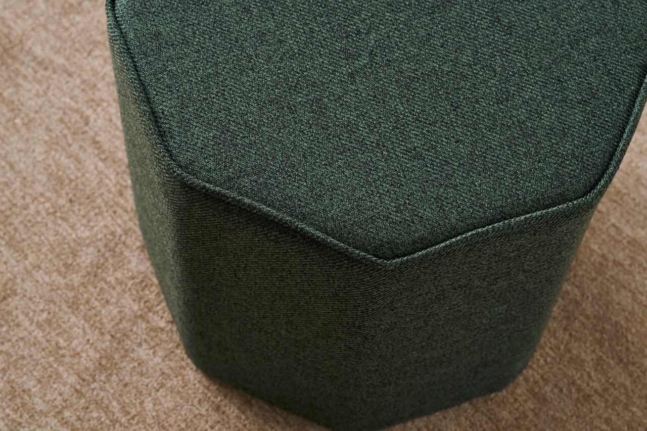 Taburet, Atelier del Sofa, 825BLC5156, Lemn, Verde - view 3
