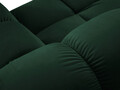 Canapea modulara 4 locuri, Bellis-51, Micadoni Home, 282x188x70 cm, catifea, verde bottle