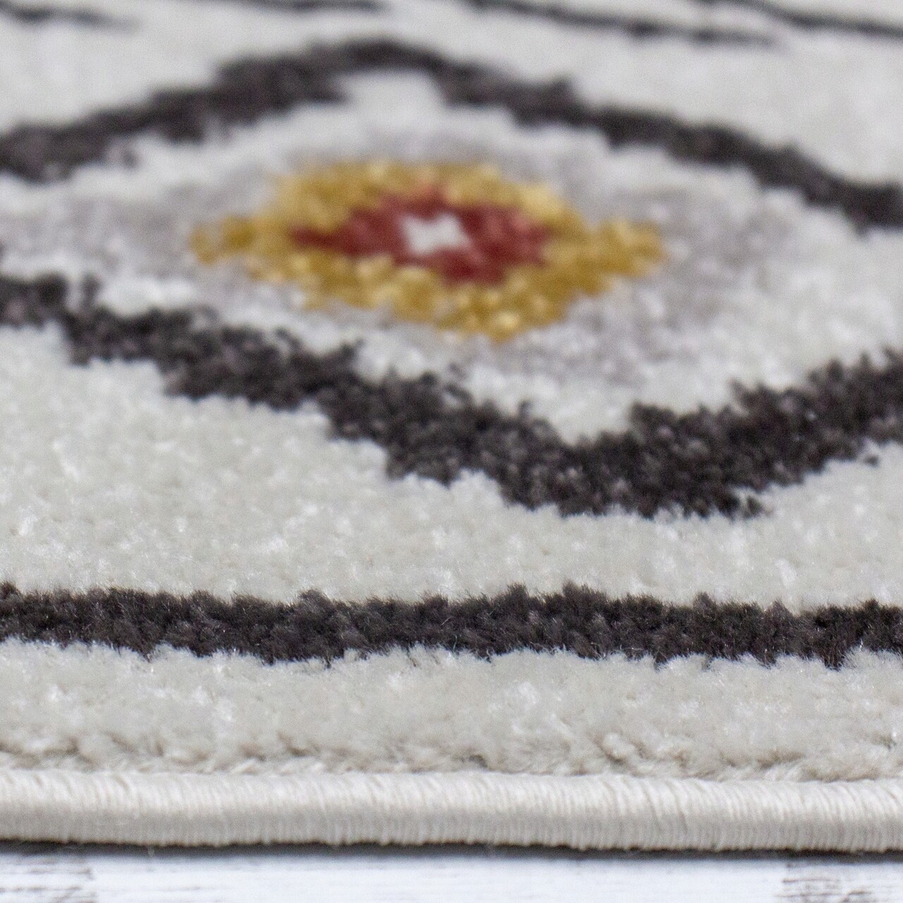 Covor, G0290, 80x150 cm, Polipropilena, Crem / Albastru - 2 | YEO