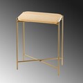Masuta de cafea, Cerritos, Shb-003-A, 40x56x26 cm, Lemn, Aur / Natural