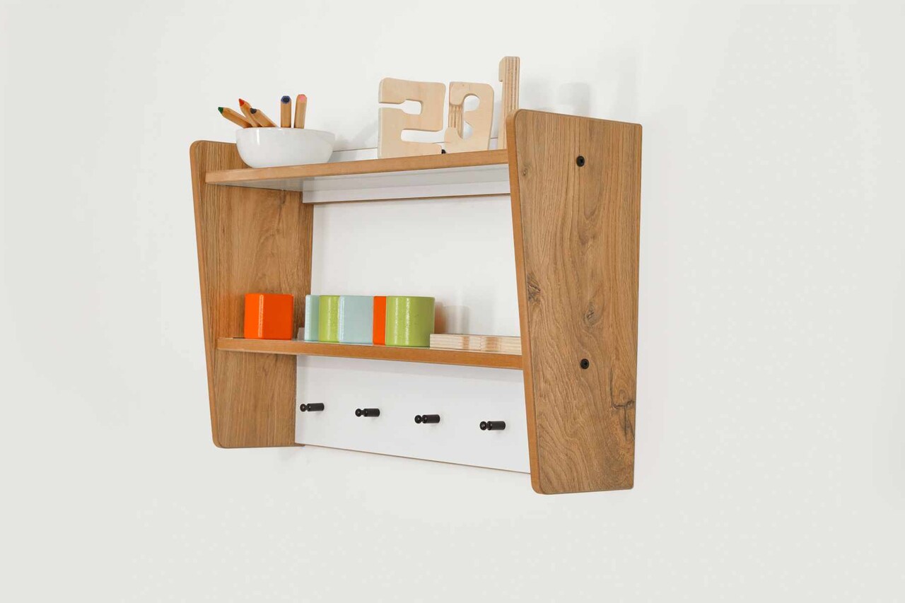 Umeras, Hanah Home, Crane, 47x30x14 cm, Alb / Natural - view 3
