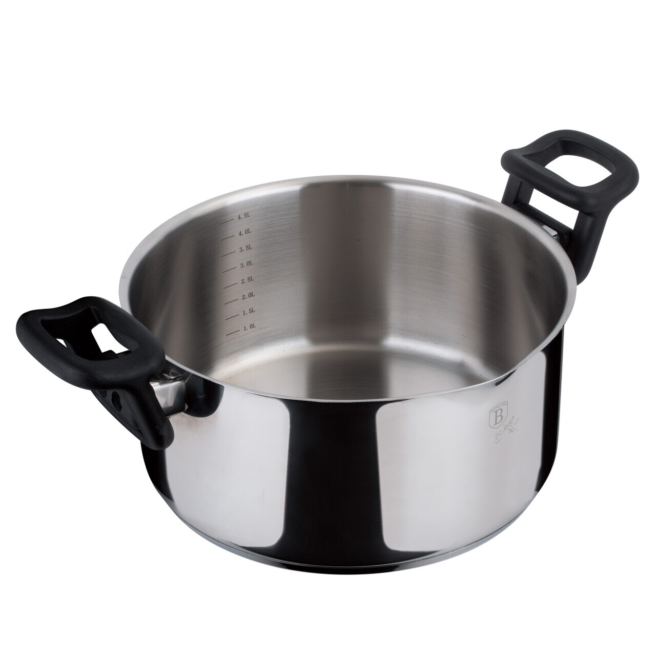 Oala cu capac Berlinger Haus, Silver Jewellery, 24 cm, 5.2 L, inox, argintiu - imagine 12