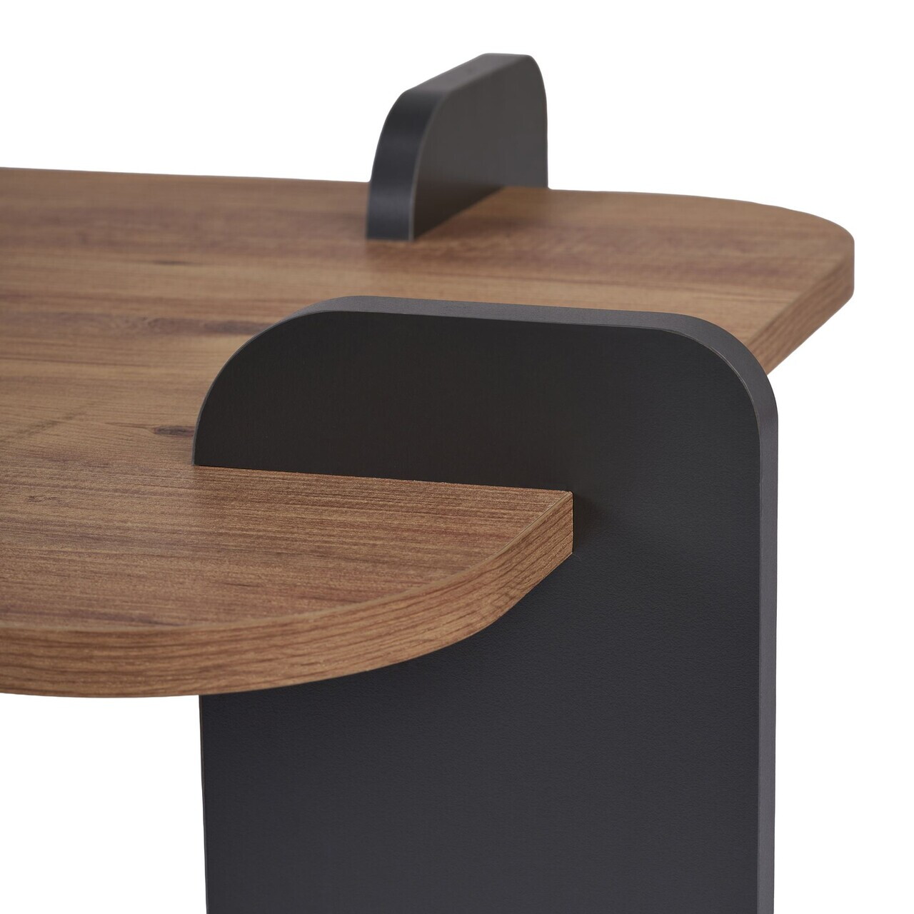 Masuta de cafea, Hanah Home, Renard, 120x35x60 cm, PAL, Pin Atlantic / Antracit — imaginea 8