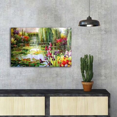 Tablou decorativ, famousart-116, canvas, dimensiune: 45 x 70 cm, multicolor