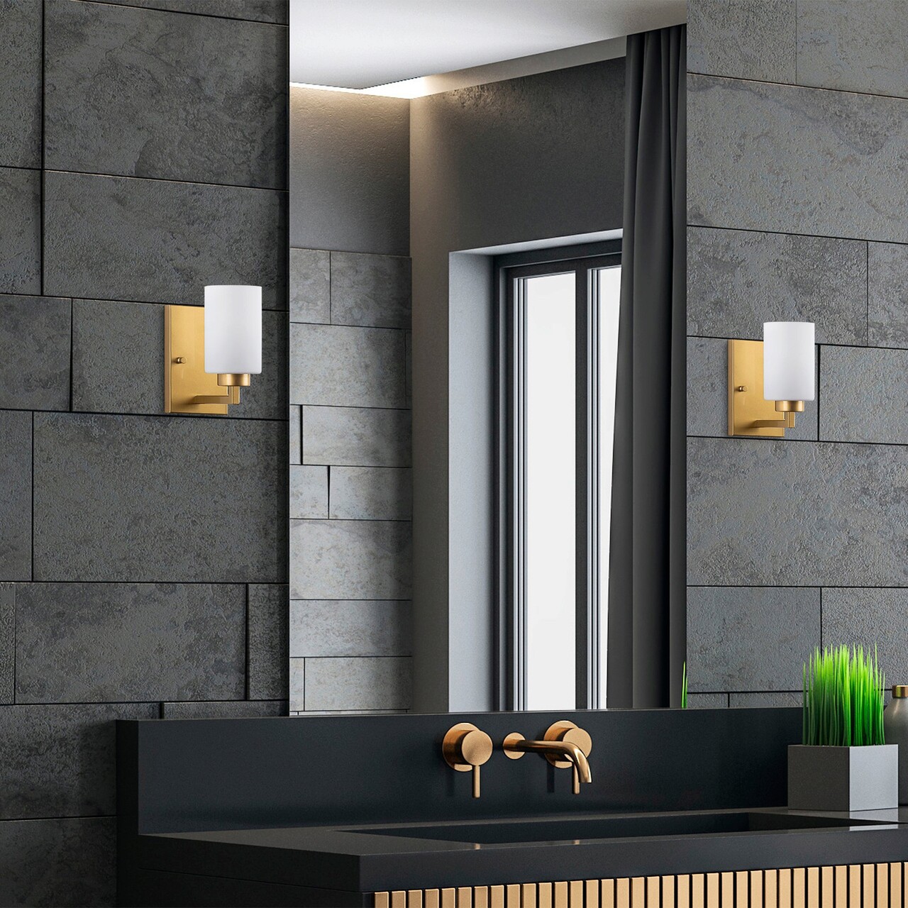 Aplica de perete, Fulgor, 942FLG2198, Metal, Auriu - 2 | YEO