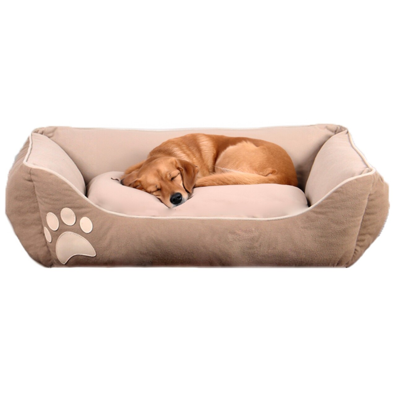 Pat pentru animale de companie, Paws &amp; Whiskers, Lucy Dog &amp; Cat M, Material exterior: 100% poliester, Maro / Bej - view 2