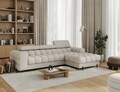 Coltar extensibil dreapta 3 locuri ELTAP, RT-18ROY, Felro, 285x181x93 cm, lemn/poliester, bej