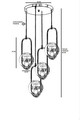 Lustra, Stala, 846STL2876, Metal, Cupru