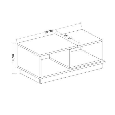Set mobilier living, Inarch, Dizayn, PAL, Antracit / Nuc