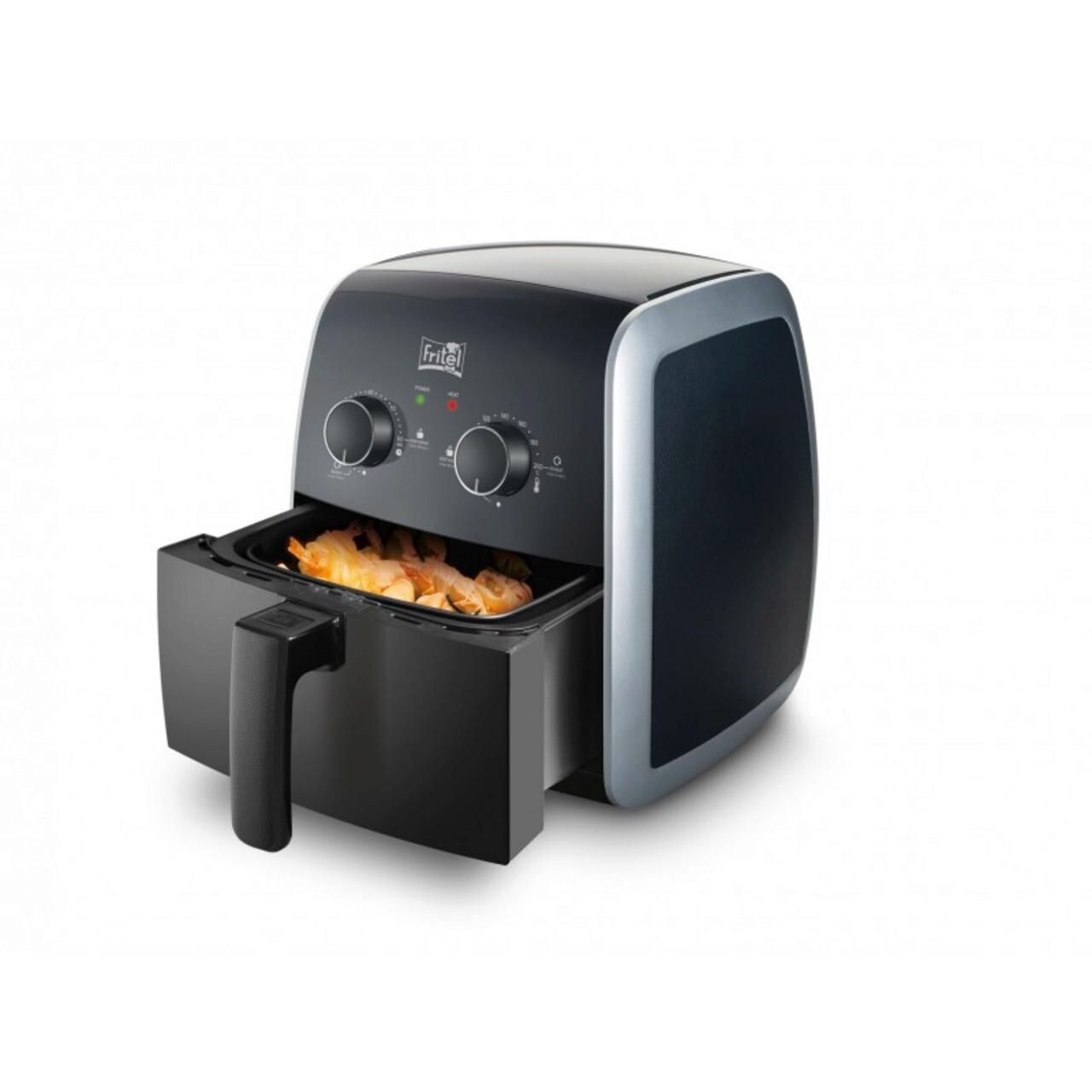 Friteuza Cu Aer Cald FRITEL, SnackTastic 5801, Manual, 1450W, 1.2Kg, Negru