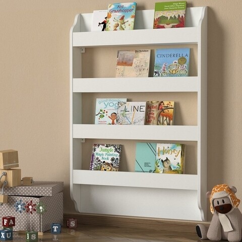 Biblioteca Drama Montessori, Tera Home, 80x12x120 Cm, Alb