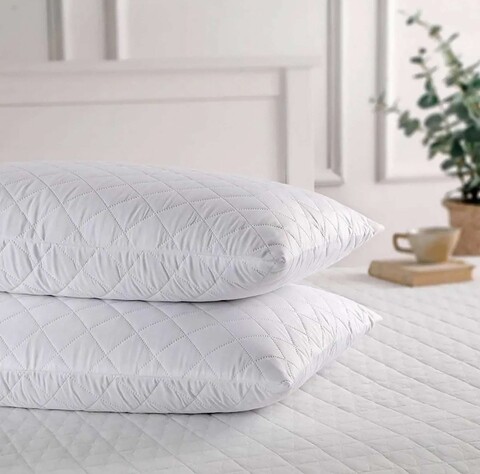 Protectie de perna (2 bucati), L'essentiel Maison, Violet, Alb