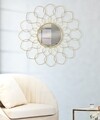 Oglinda decorativa, Glam Girg, Mauro Ferretti, 90 cm, auriu