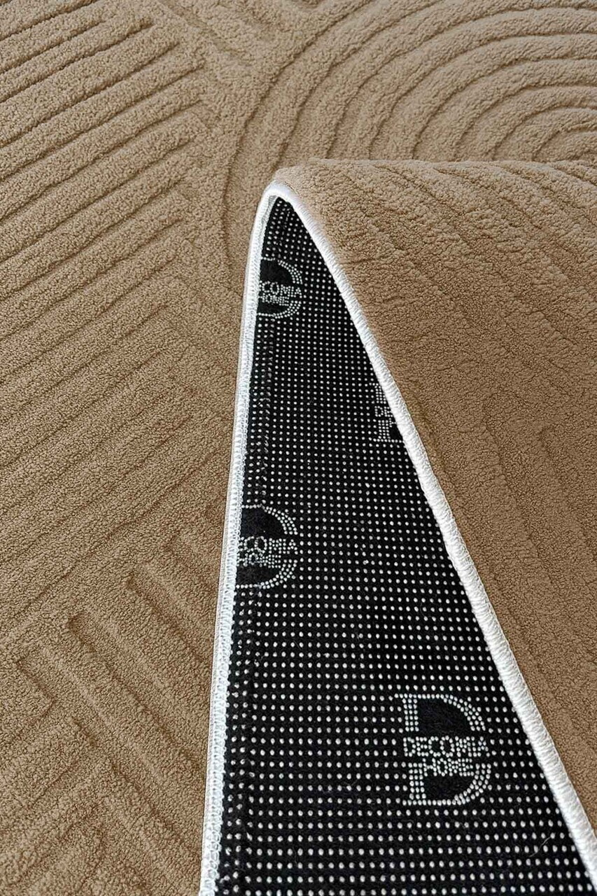 Covor, CLR-CARMEN-VİZON-HALI-56, 160x230 cm, Poliester, Bej — imaginea 3