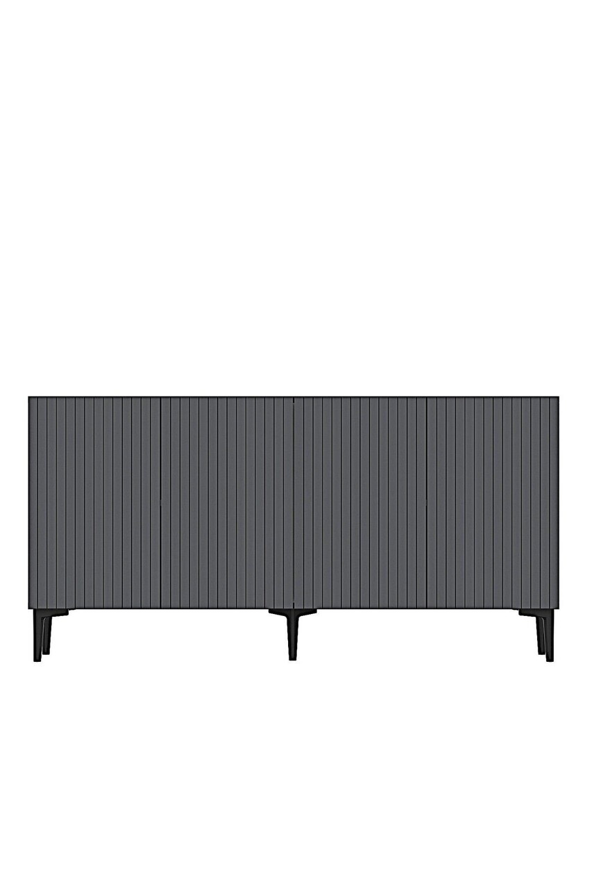 Consola, Hanah Home, Zeynep 180, 180x75x32 cm, Antracit — imaginea 4