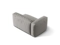 Modul stanga pentru canapea, 1 loc, Martina-169, Micadoni Home, 160x106x75 cm, tesatura structurata catifelata, gri deschis