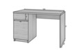 Birou ELTAP, Bisett, 120x60x75 cm, PAL, stejar