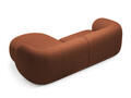 Coltar dreapta 2 locuri, Kate, Micadoni, 255x176x76 cm, tesatura boucle, teracota