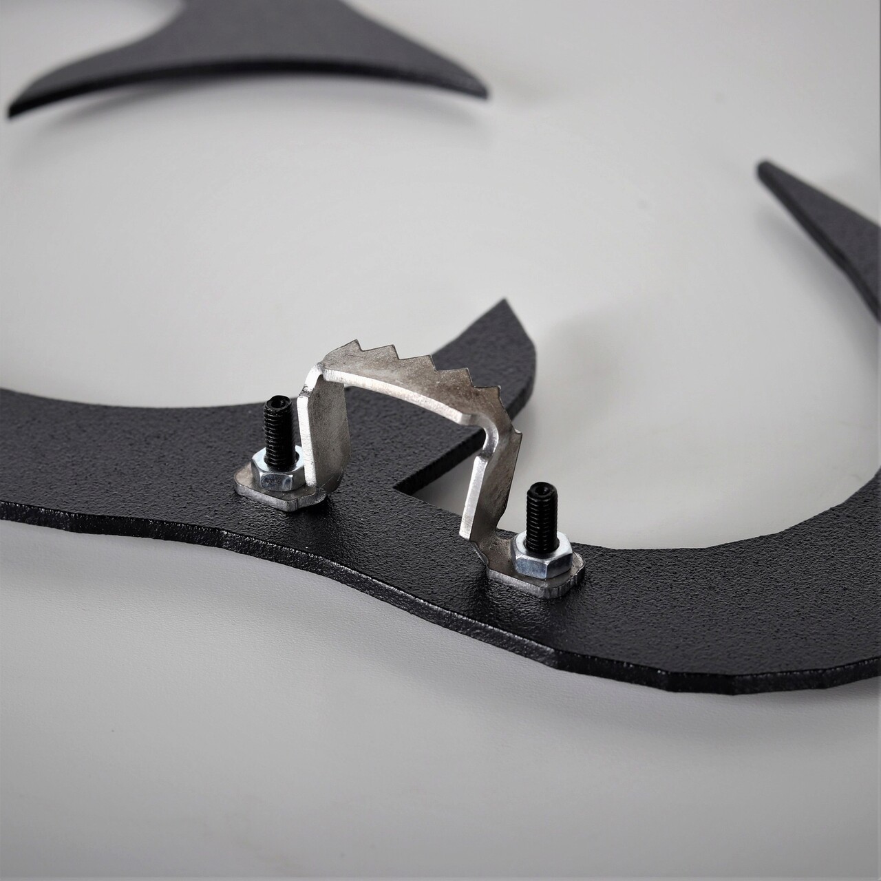 Decoratiune de perete, Panda, Metal, 31 x 51 cm, Negru