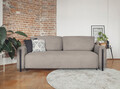 Canapea extensibila 3 locuri, ELTAP, SO-ARC-BL-20JAR, Arcadova, 244x97x97 cm, lemn/poliester, bej inchis/negru