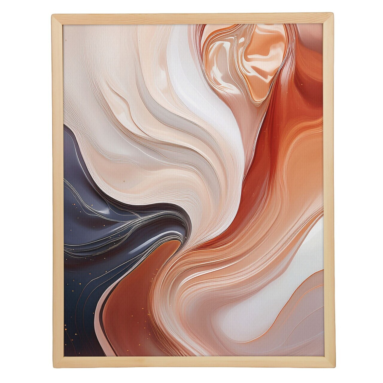 Tablou decorativ, Cc-D-Ah-1018 70 x 95, Canvas, Cadru: 100% LEMN (Grosime: 18 mm), Multicolor - view 2