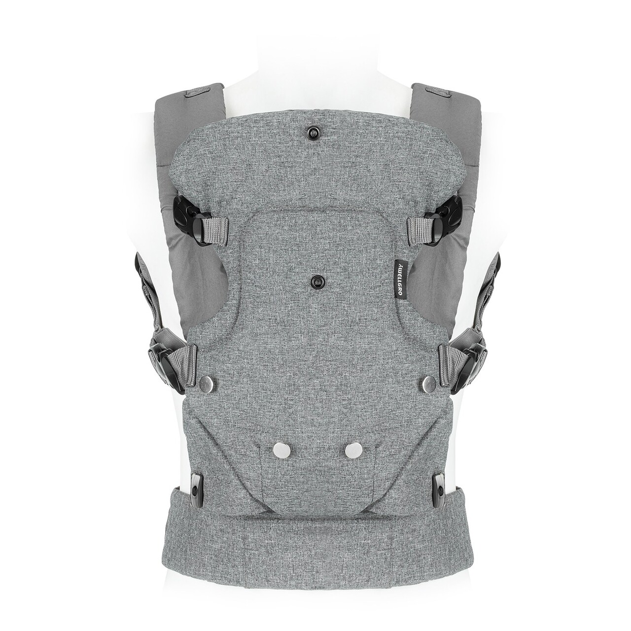 Carucior copii, Wallxpert, Comfy, Poliester, Gri