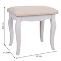 Taburet Creaciones Meng, 42x31.5x41.5 cm, lemn de pin/in
