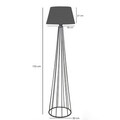 Lampadar, Insignio, 780SGN2616, Metal, Antracit