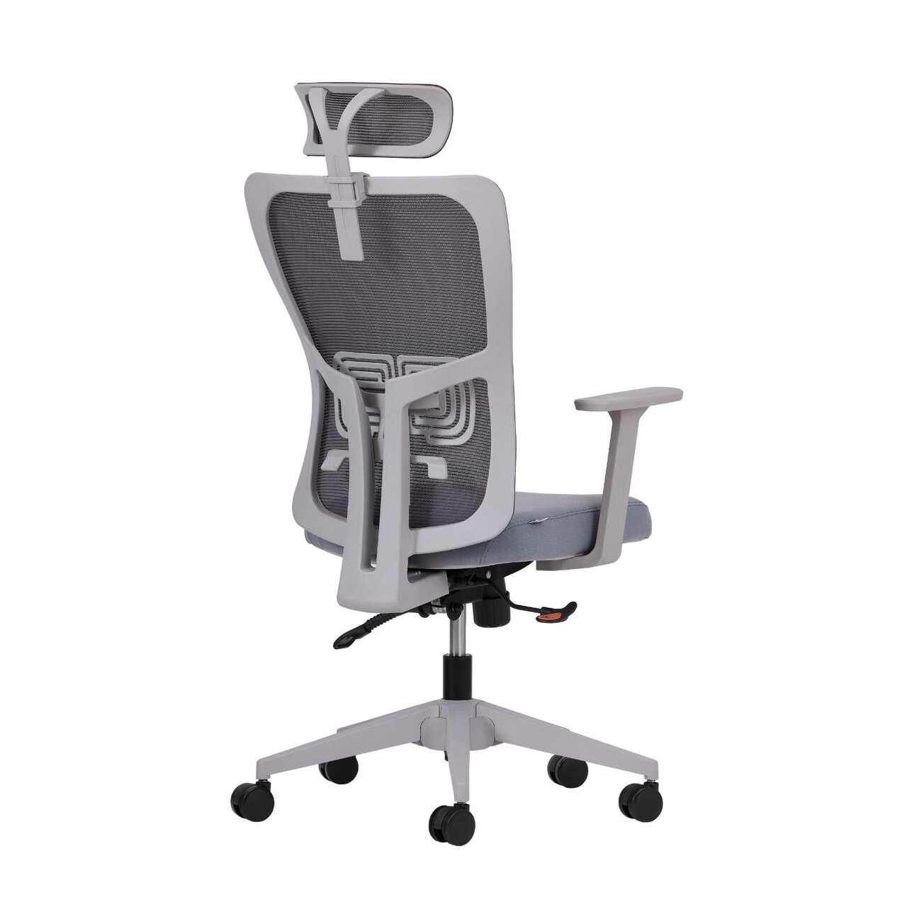 Scaun de birou, Hanah Home, Lumbar 126, 61x126x68 cm, Plastic, Gri - view 4