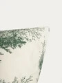 Lenjerie de pat pentru o persoana Peisa, Homla, 140x200 cm, 2 piese, bumbac, bej/verde